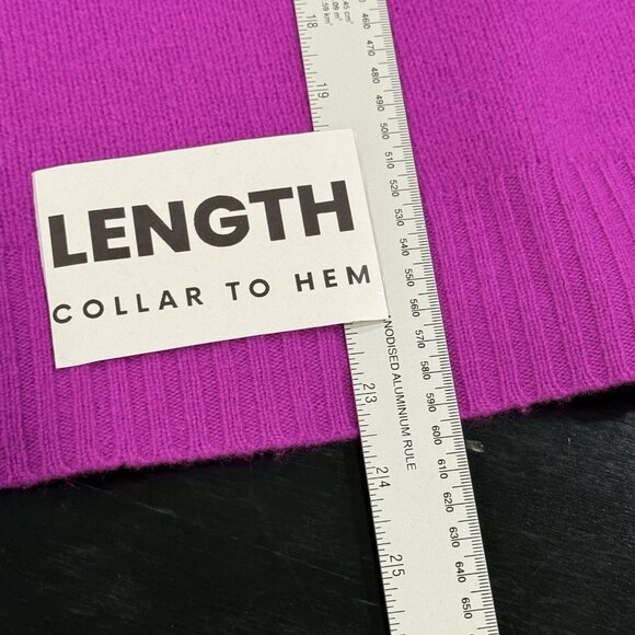 Polo Ralph Lauren Womens Medium Cashmere Wool Embroidered Logo Pink Sweater - Picture 8 of 8